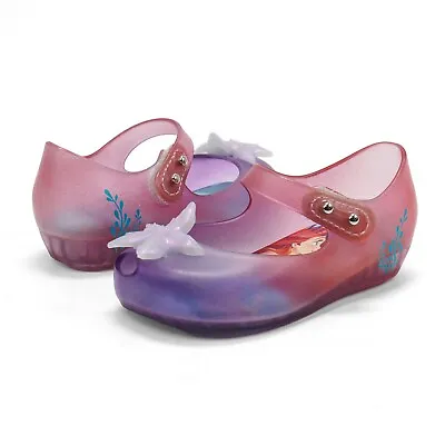 Mini Melissa Ultragirl Ariel Little Mermaid Baby Girl Toddler Shoes Dress • $65.50