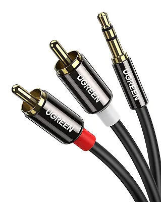 £7.49 • Buy UGREEN RCA To 3.5mm Jack Phono Stereo Cable - 2M