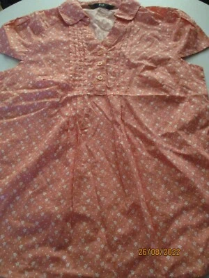 £0.99 • Buy Ladies Blouse Top Peach Colored From F+f Size 10 - Used