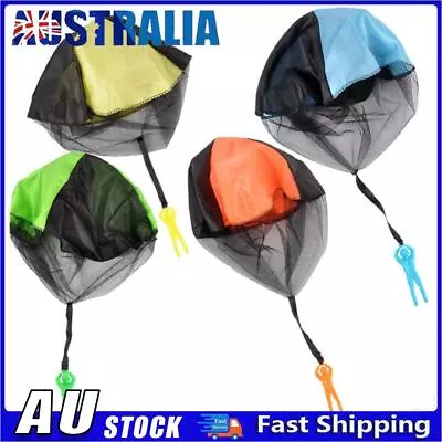Hand Throwing Kids Mini Play Parachute Toy Man Model Outdoor Sports Toys * • $7.48