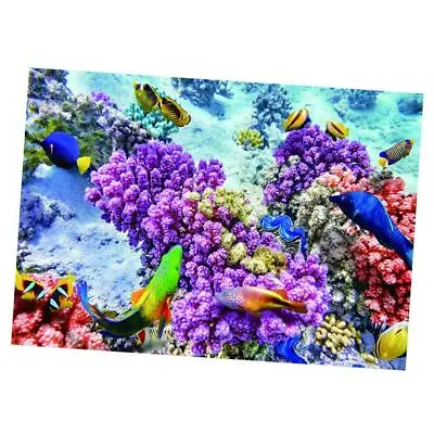 Practical Aquarium 3D Fish Tank Background Poster Fish Background • $17.52