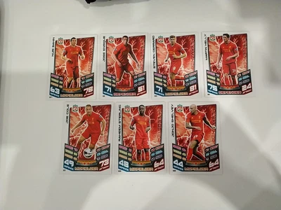 £3.50 • Buy Match Attax 12/13 Liverpool Squad - X7 Football Trading Cards 