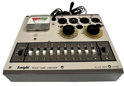 $125 • Buy Knight Model 400A Vacuum Tube Tester Checker Original Instructions Tested Works