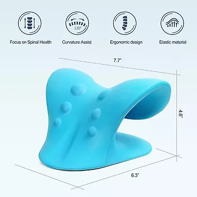 Neck Traction Pillow Original Cloud Shape Neck Stretcher Cervical Pain Relief GB • £5.99