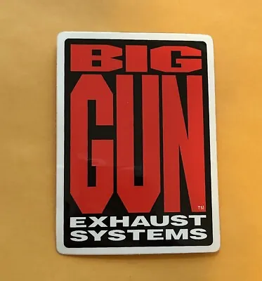 Vintage Big Gun Exhaust Systems Motorcycle  Vinyl 3M Decal • $3.99