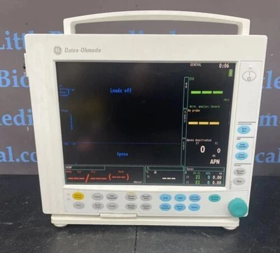 $2900 • Buy GE Datex-Ohmeda S/5 Compact Monitor W/ E-Series Modules 5 Agent 