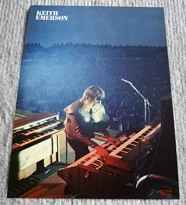 Emerson Lake & Palmer Poster Keith Emerson Hoedown Live Stage In Germany Poster! • £11.99