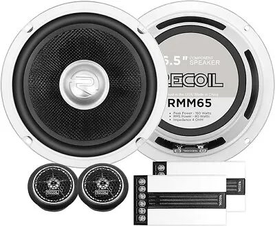 Recoil Audio RMM65 Echo Plus Series 6.5-Inch Car Audio Component Speaker System • $149