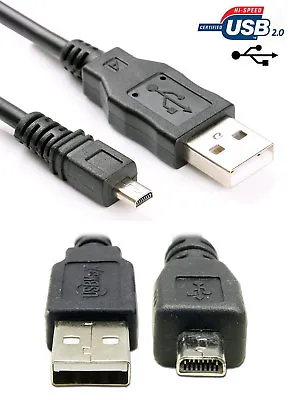 USB Data Cable Panasonic DMC-G5 DMC-G6 DMC-G7 DMC-G70 DMC-GX8 DMC-GM1 DMC-FZ1000 • $5.49