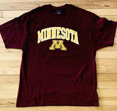 NCAA Minnesota Golden Gophers Maroon Men’s XL T-Shirt Champion Ships FAST! • $11.95