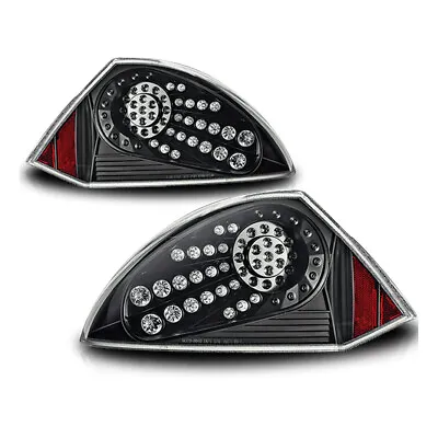 2000-2005 Mitsubishi Eclipse LED Tail Lights Black Clear Lens Pair Rear Lamps • $99.99