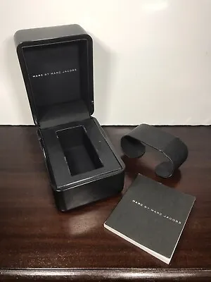 MARC JACOBS Empty Black Watch Display Box Completed With Booklet • $16.09