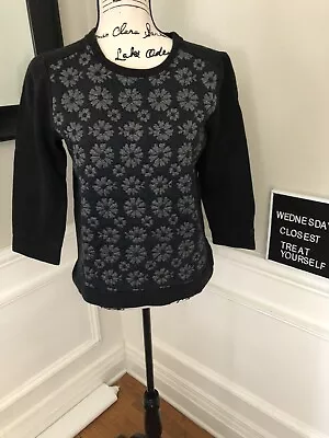 J Crew Flower Sweatshirt Size M • $8