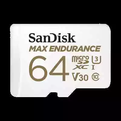 SanDisk 64GB MAX Endurance MicroSDXC Memory Card - SDSQQVR-064G-GN6IA • $15.99