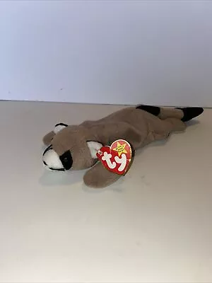 Ty Beanie Baby Ringo Raccoon #4014 1995 Plush Stuffed Animal NWTs • $4.99