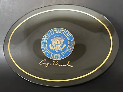 President George Bush -rare Last-ever 'marine One' Vip Plate- White House-issue • $375