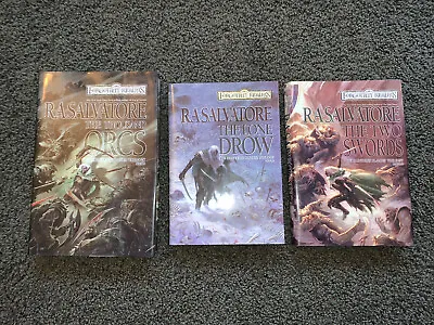 The Hunter’s Blades Trilogy R.A. Salvatore Books 1 2 3 Hardcover HCDJ Set Lot • $24.99