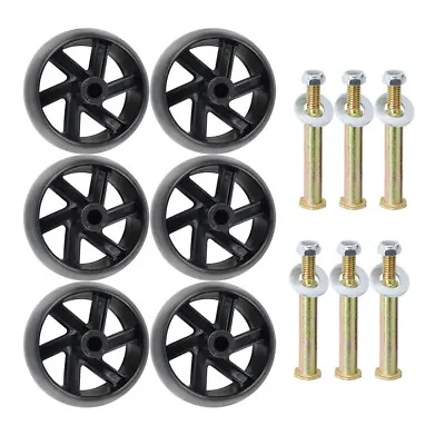 6Pcs Fits For Husqvarna And Hardware Kit Deck Wheels AYP Sears 174873 532133957 • $29.22