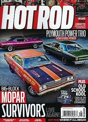 Hot Rod Magazine  August 2020  Big Block MOPAR Survivors   • $9.99