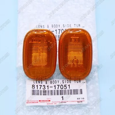 Genuine JDM Toyota MR2 SUPRA CELICA Amber Sidemarker Signal Lamps 8173117051 2pc • $50.50