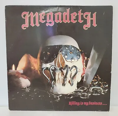 Megadeth - Killing Is My Business... And Business Is Good!  Vintage Vinyl Record • $109