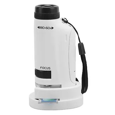 $9.87 • Buy Small Handheld Microscope 60X To 120X Mini Pocket Microscope With LED Light Tool