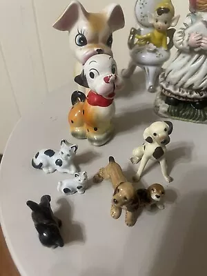 Miniature Lot Of Fiqurines Dogs /cats  Misc • $8.01