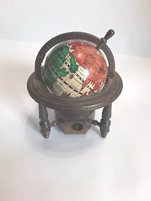Die Cast Miniature World Globe 3.25” H Pencil Sharpener  • $10