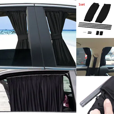 $17.49 • Buy Car Sun Shade Side Window Curtain Auto Foldable UV Protection Accessories Kit
