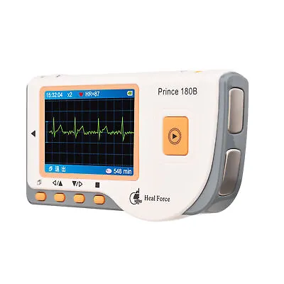 PC-180B0 Portable ECG Monitor Handheld LCD Heart Rate  N5Z2 • £86.81