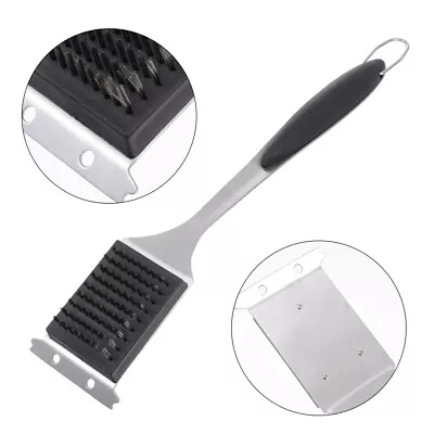 BBQ Grill Brush With Extended Handle & Stainless Steel Bristles • £17.38