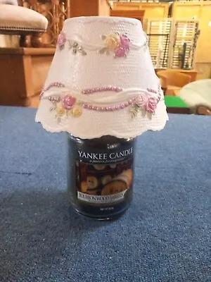 Yankee Candle Shade Topper 6.5  Floral Design Exc.Condition • £13