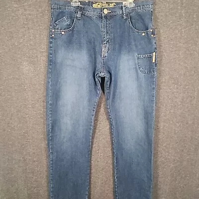 New With Tag Vintage Raider Jeans Co Rock N Roll Anonymous Mens Denim 38x31.5 • $16.95