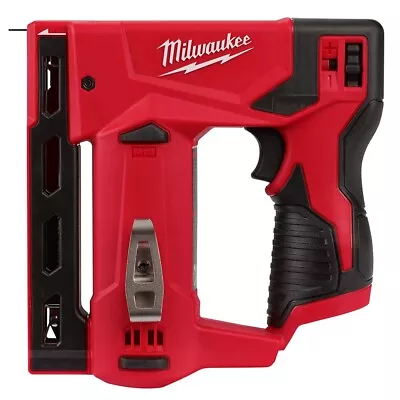 Milwaukee 2447-20 M12 12V Cordless 3/8  Lithium-Ion Crown Stapler Bare Tool • $101.42