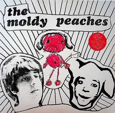 THE MOLDY PEACHES- Self Titled LP + Bonus 7  (NEW** 2018 RED Coloured Vinyl)  • $25.25