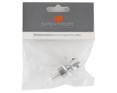 Spektrum RC 8mm Set Screw RC Motor Prop Adapter 3/8x24 Prop Shaft SPMXAMA4945 • $12.95