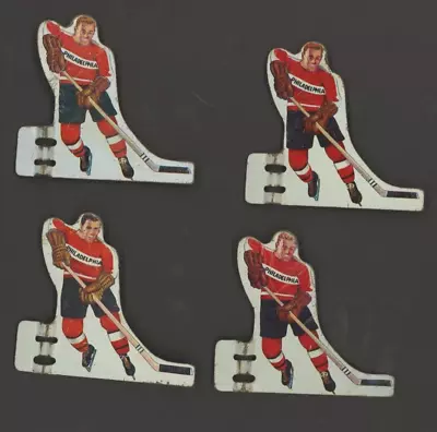 1960's Vintage Coleco Table Hockey Metal Players Philadelphia Lot (4)   *8297 • $18.14