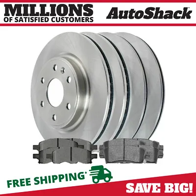$130.07 • Buy Front & Rear Brake Rotors & Pads For Chevy Traverse GMC Acadia Buick Enclave V6