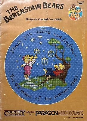 Vintage: The BERENSTAIN BEARS 10 Counted Cross Stitch Designs Paragon Book 5087 • $12.95