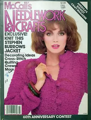McCall's Needlework & Crafts Fall 1980 / Dozens Of Projects Knitting Sewing.. • $4.79