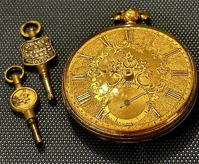 Antique Pocket Watch 18ct 1868c • £2870.53