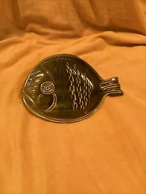 Roselane Pottery Koi Fish Plate • $5