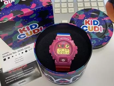 G-SHOCK × BAPE KID CUDI DW-6900CUDI20-4CR Digital Wristwatch Watch Pink E2028 • $1126.92