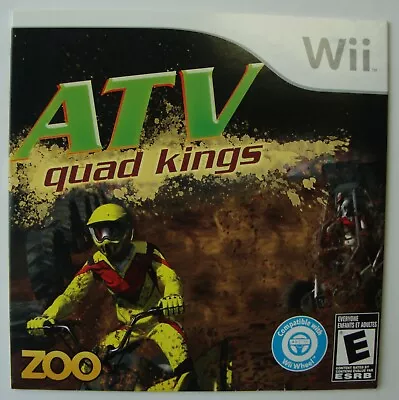 Atv Quad Kings Wii Nintendo Video Game • $3.63