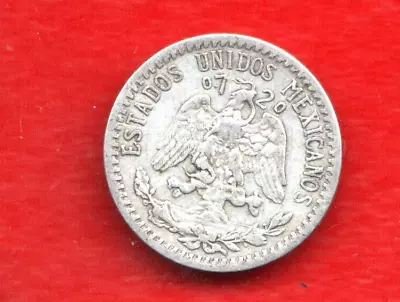 Mexico 20 Cents 1942  Silver • $2.28