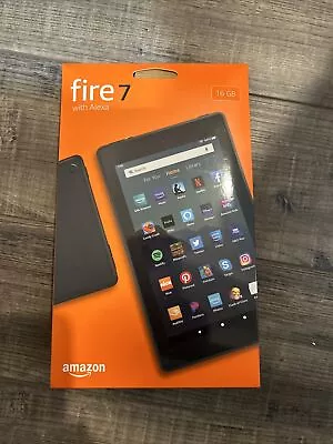 Amazon Kindle Fire 7 Tablet 16GB 9th Generation With Alexa 7  BLACK - New • $44.99