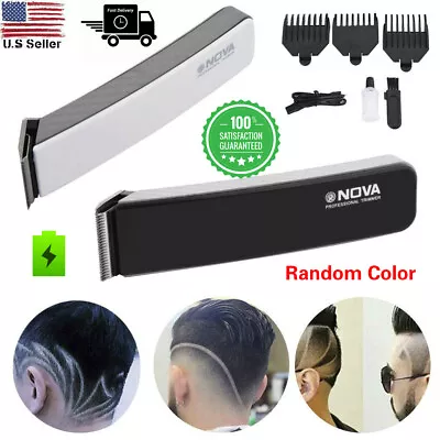 Rechargeable Electric Men Hair Clipper Trimmer Beard Razor Haircut Grooming Kit • $9.99