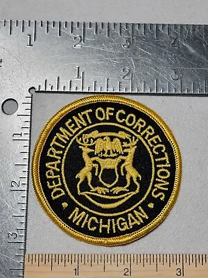 LE1 PATCH Michigan Department Of Corrections Prison DOC Yellow Thread MDOC • $4.99