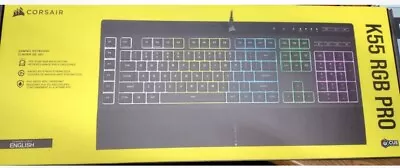 Corsair K55 (CH9206015NA) Wired RGB Backlit Gaming Keyboard • $20