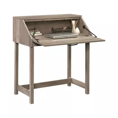 Modern Farmhouse Secretary Desk Rustic Gray Finish Office Furniture Desks • $203.52